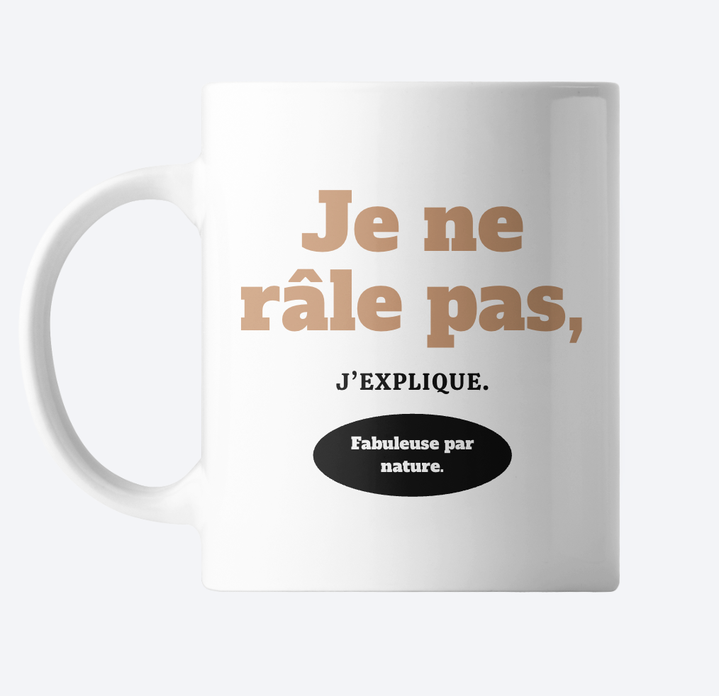 Mug Personnalisé Prénom et Message : Céramique & Bambou