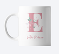 Mug Personnalisé Prénom et Message : Céramique & Bambou