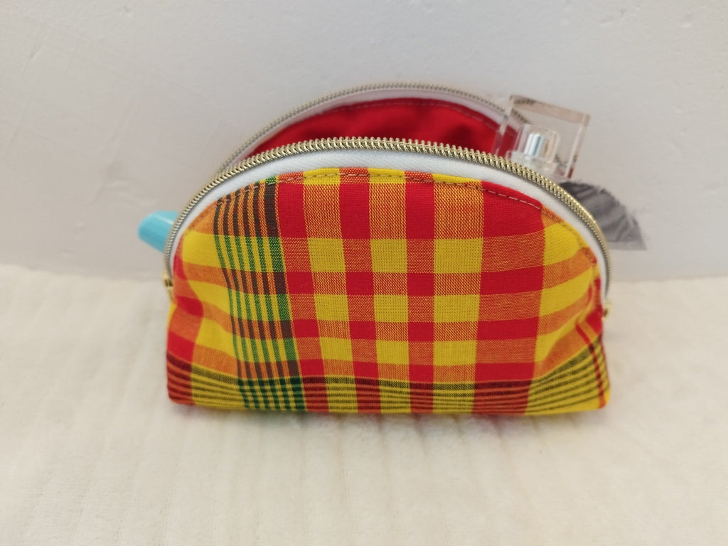 Trousse Maquillage Madras Perle des Antilles Artisanale