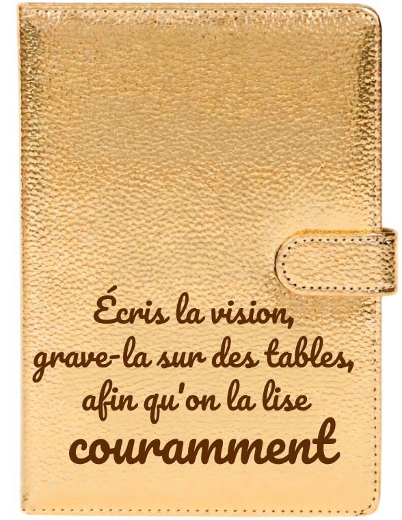 Le carnet de notes personnalisé, visions et songes – Éclat d'or