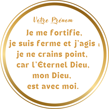 pochette pour Bible d’étude personnalisée