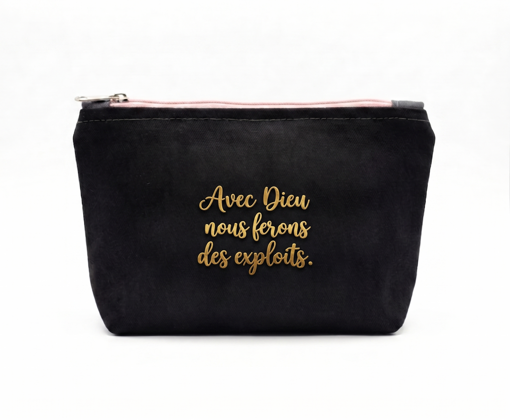 Duo de pochette & porte-clé personnalisés