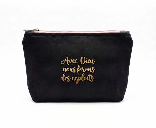 Duo de pochette & porte-clé personnalisés