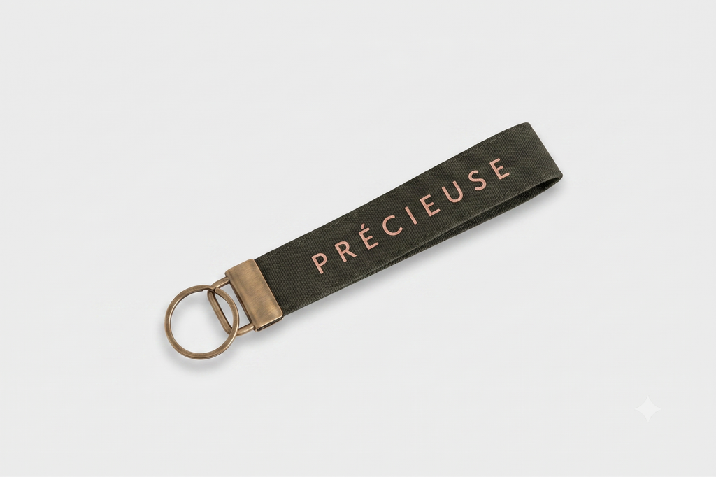 Duo de pochette & porte-clé personnalisés