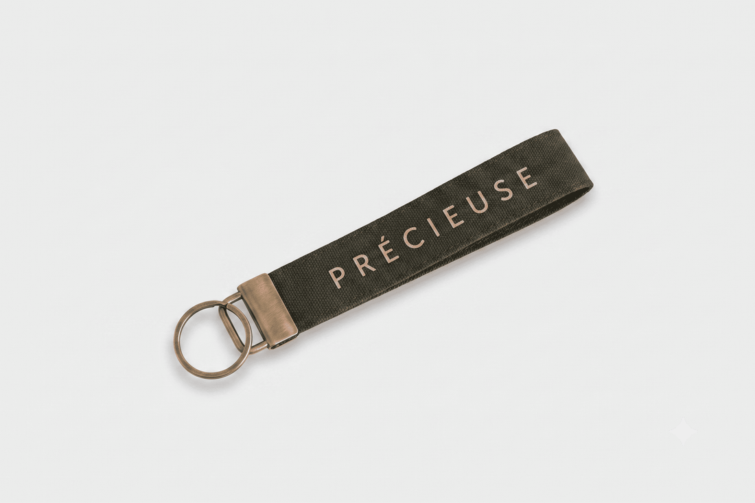 Duo de pochette &amp; porte-clé personnalisés