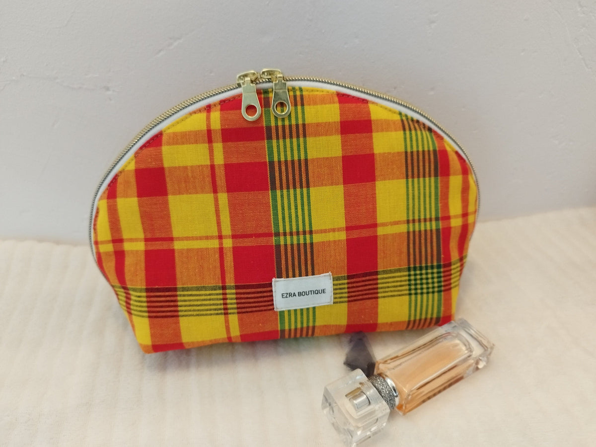 Trousse Maquillage Madras Perle des Antilles Artisanale