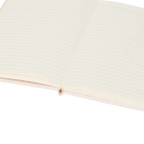 carnet ouvert page aligné pour assortie avec la page de couverture du carnet