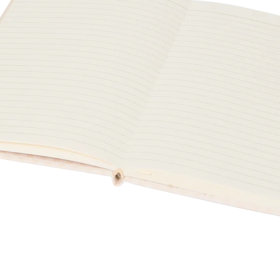 carnet ouvert page aligné pour assortie avec la page de couverture du carnet