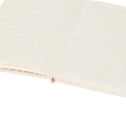 carnet ouvert page aligné pour assortie avec la page de couverture du carnet
