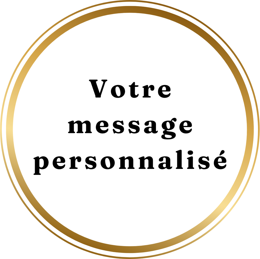 Visuel Jôra indiquant la possibilité de créer son propre message personnalisé sur mesure pour les carnets ou les pochettes.