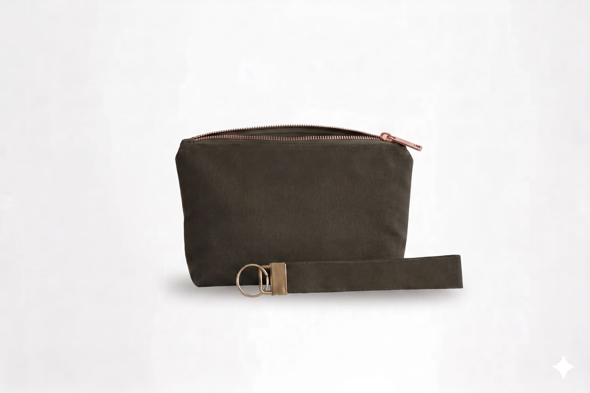 Duo de pochette &amp; porte-clé personnalisés