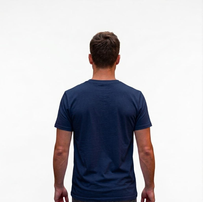 T-shirt noir à personnaliser design au dos qui chante mix homme ou femme