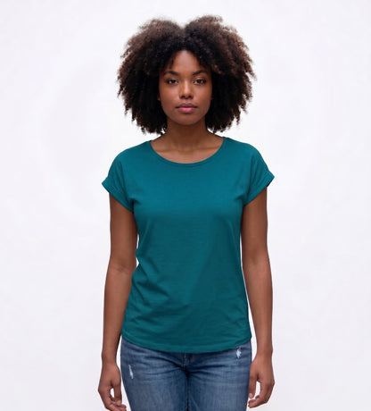 T-Shirt Long &amp; Manches Retroussées – Collection Esther