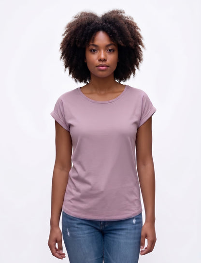 T-Shirt Long &amp; Manches Retroussées – Collection Esther